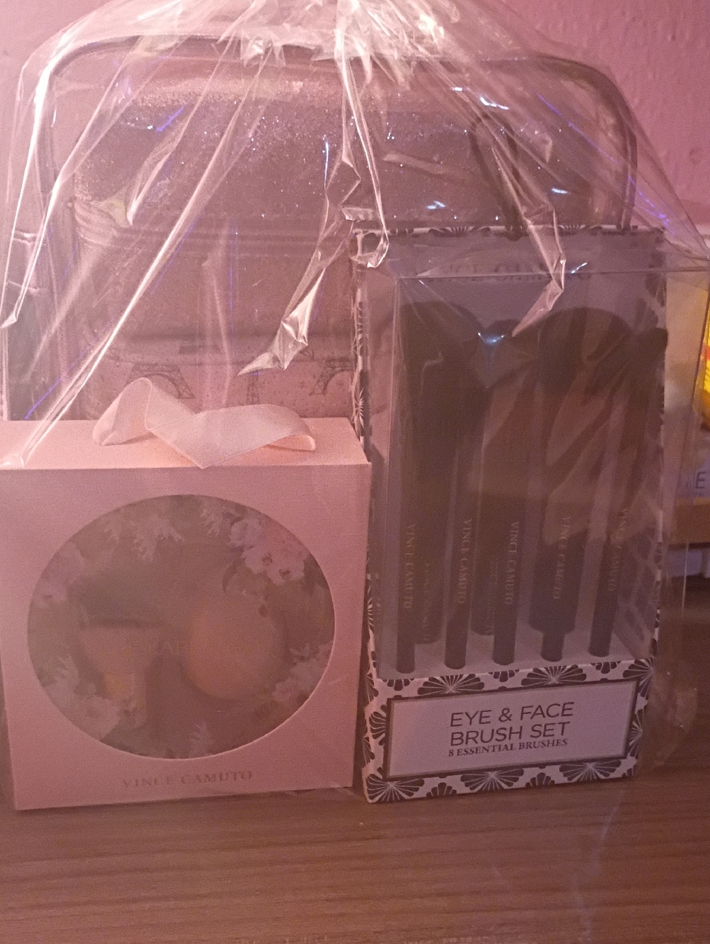 Makeup gift basket
